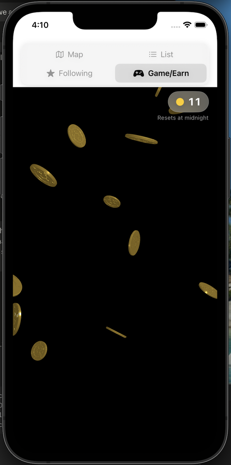 DaleCupon game earn screen